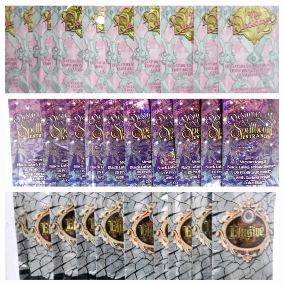 30 packs total Designer Skin Miss Designer Spellbound Elusive Tanning Lo…